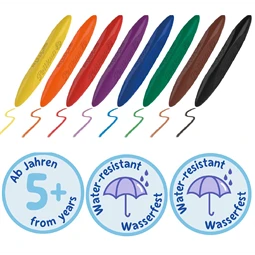 Zsírkréta 8db-os PELIKAN Griffix háromszögletű