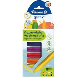 Zsírkréta 8db-os PELIKAN Griffix háromszögletű