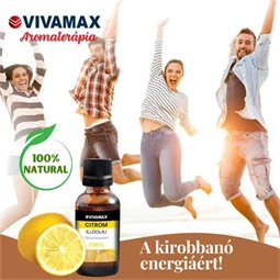 illóolaj Citrom 100%-os tisztaságú 10 ml
